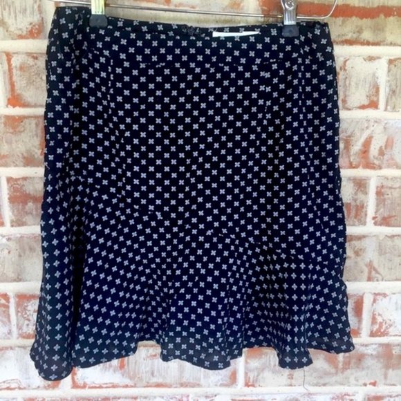 LF SEEK The Label Black Floral Ruffle Mini Skirt S - Picture 2 of 8